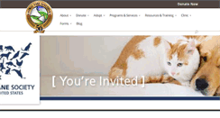 Desktop Screenshot of animalcaresanctuary.org